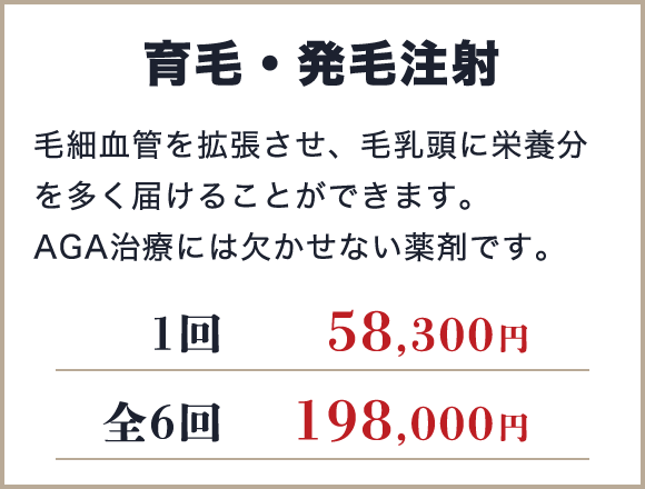 育毛・発毛注射